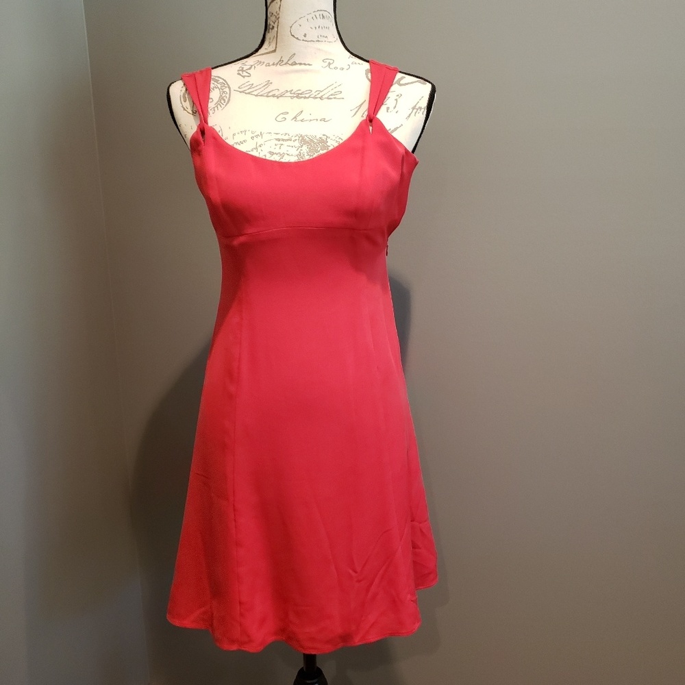 Ann Taylor Loft Red Women's shift dress 2 petite